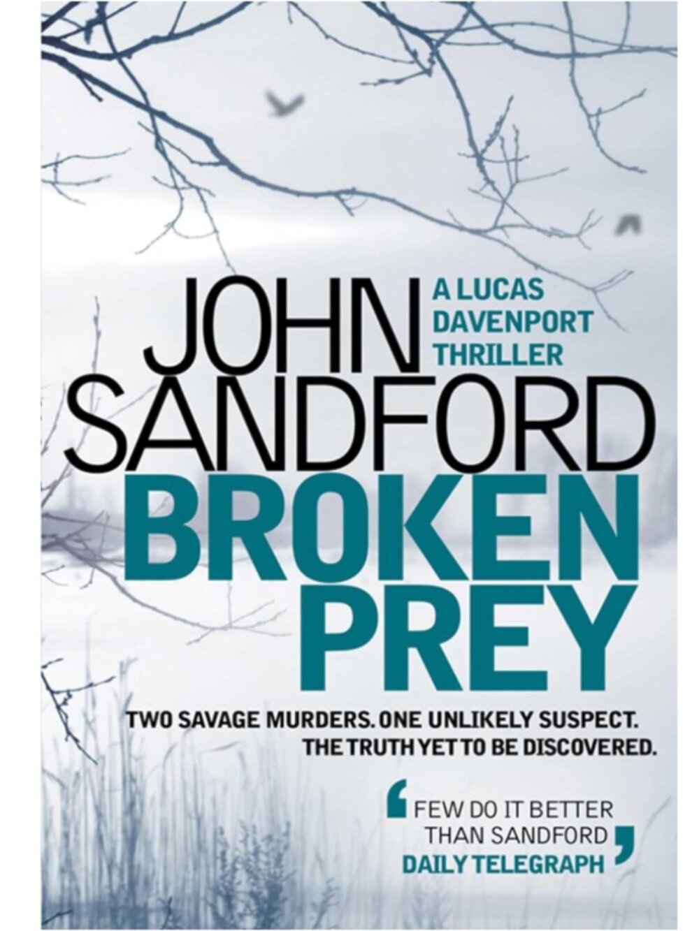 5/$15 Book Broken Prey Sandford Lucas Davenport 16 Trade PB Mystery Suspense